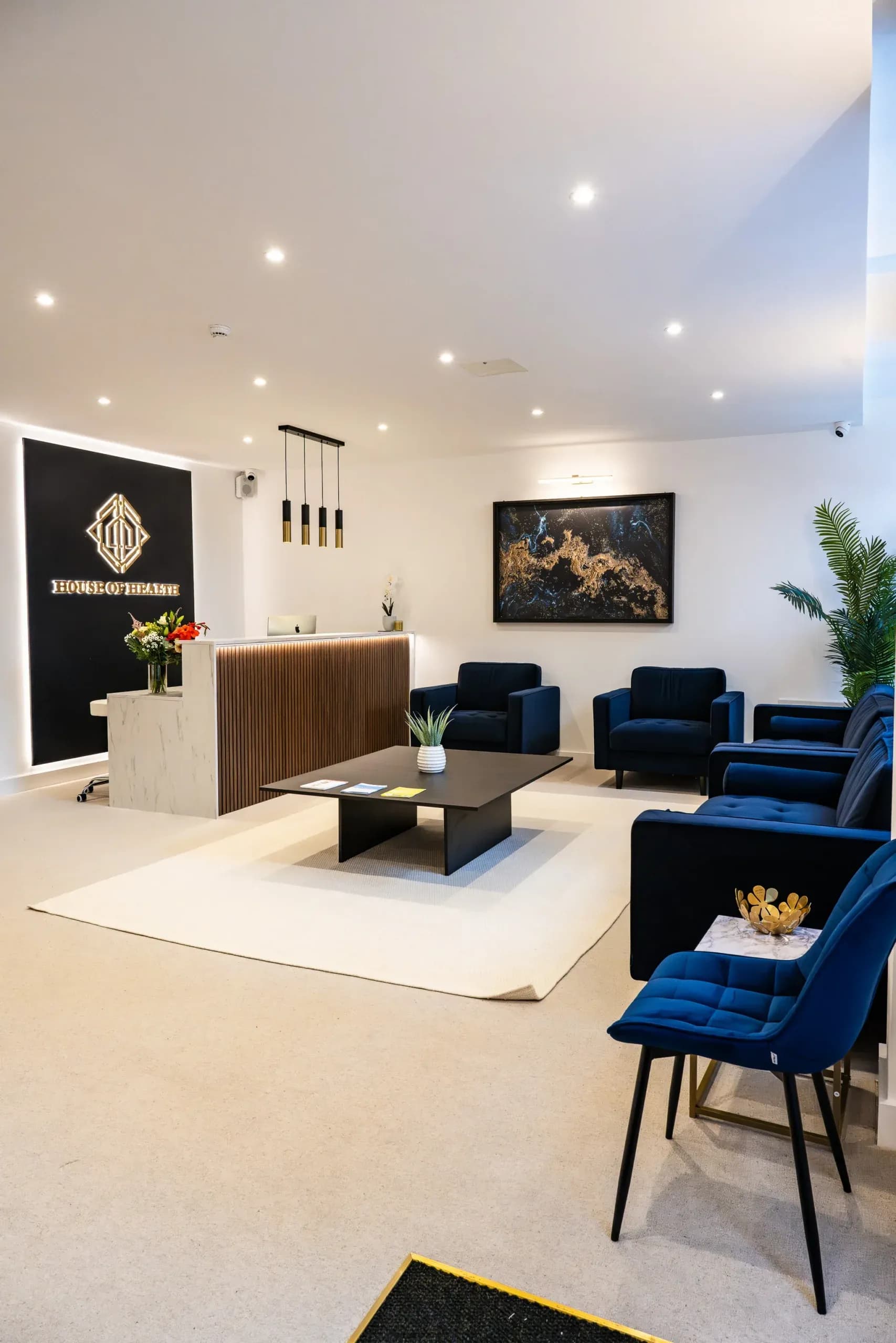 House of Health clinic reception area