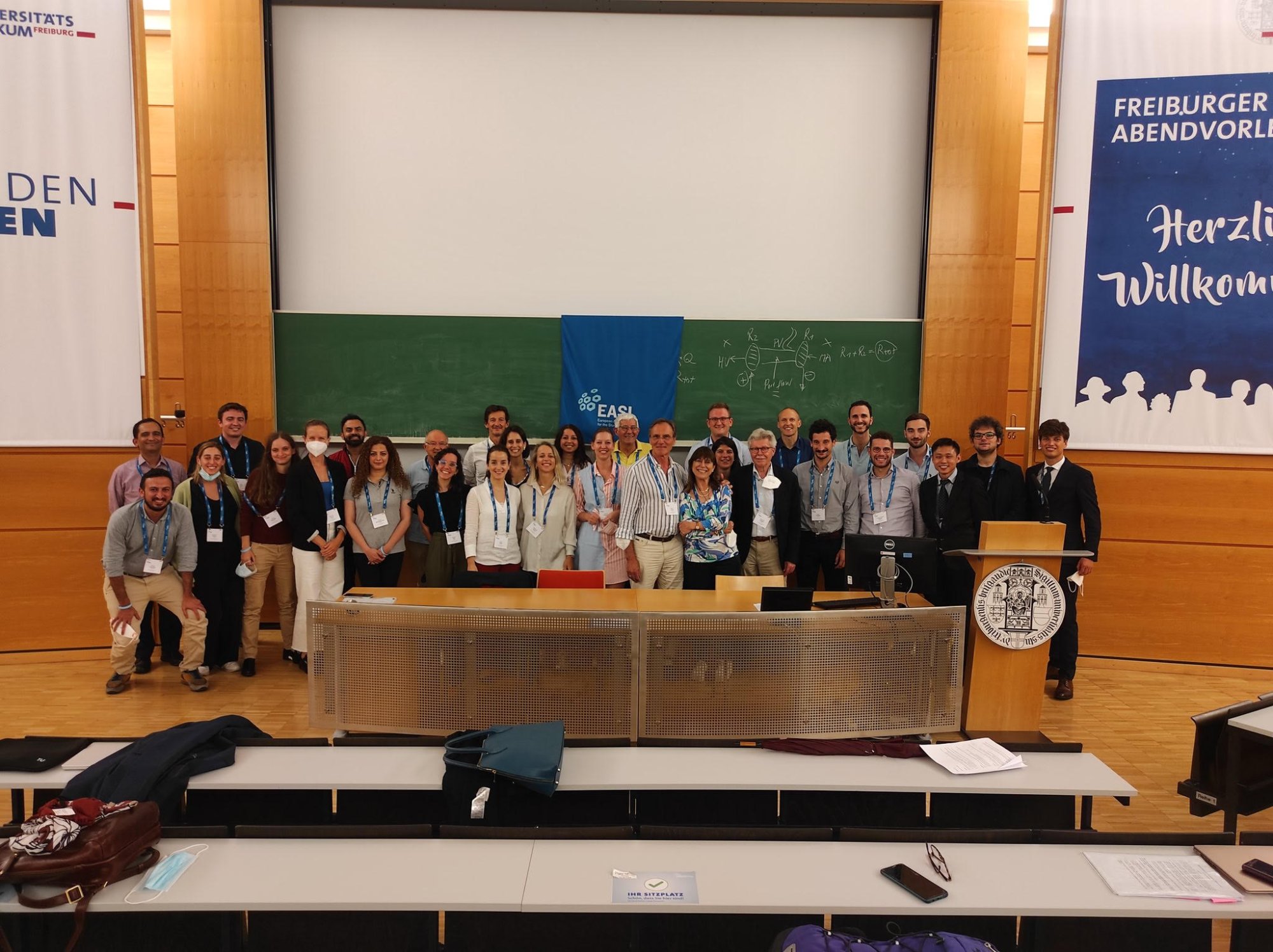 EASL School on Portal Hypertension group photo, Freiburg Germany